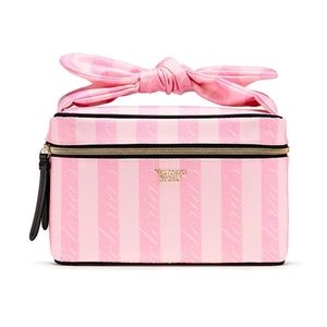 Victoria's Secret Signature Stripe Train Case